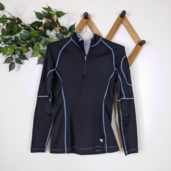 Mountain Hardwear Quarter Zip Pullover Sweatshirt Top - Picture 1 of 8